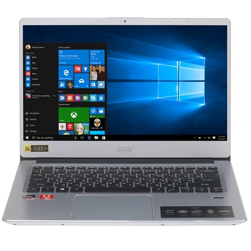 Купить 14" Ультрабук Acer Swift 3 (SF314-41-R431)(FHD/IPS) AMD Ryzen 3 ...