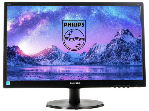 Купить 21.5" Монитор Philips 223V5LSB2 черный в интернет магазине DNS ...