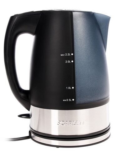 Купить Электрочайник Scarlett SC-1020 черный в интернет-магазине DNS. Характеристики, цена Scarlett SC-1020 | 1904580.