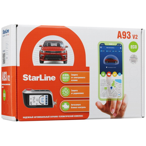 Купить Автосигнализация StarLine А93 v2 ECO в интернет-магазине DNS. Характеристики, цена StarLine А93 v2 ECO | 4820761.