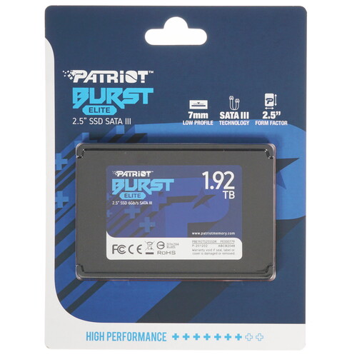 Купить 1920 ГБ 2.5" SATA накопитель Patriot Burst Elite [PBE192TS25SSDR] в интернет-магазине DNS. Характеристики, цена Patriot Burst Elite | 4746783.