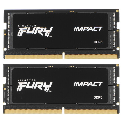 Купить Оперативная память SODIMM Kingston FURY Impact [KF556S40IBK2-64] 64 ГБ в интернет-магазине DNS. Характеристики, цена Kingston FURY Impact | 5092003.