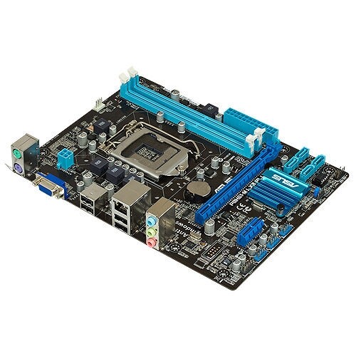 Купить Плата ASUS LGA1155 P8H61-M LX3 R 2.0 (SI/PLUS) H61 2xDDR3-1333 1xPCI-E DSub 8ch 4xSATA GLAN mATX в интернет-магазине DNS. Характеристики, цена  | 0165574.