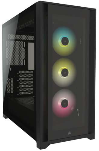 Купить Корпус Corsair iCUE 5000X RGB [CC-9011212-WW] черный в интернет-магазине DNS. Характеристики, цена Corsair iCUE 5000X RGB | 4740015.