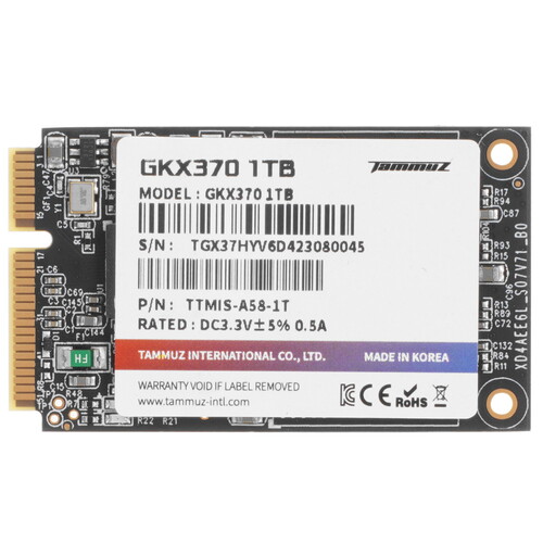 Купить 1000 ГБ MSATA накопитель Tammuz GKX370 [TGX371TBA58] в интернет-магазине DNS. Характеристики, цена Tammuz GKX370 | 4764728.