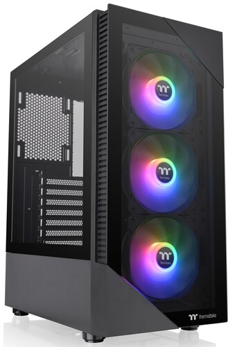 Купить Корпус Thermaltake View 200 TG ARGB [CA-1X3-00M1WN-00] черный в интернет-магазине DNS. Характеристики, цена Thermaltake View 200 TG ARGB | 5074175.