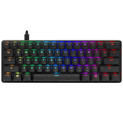 Купить Клавиатура  проводная HyperX Alloy Origins 60 в интернет-магазине DNS. Характеристики, цена HyperX Alloy Origins 60 | 5081681.