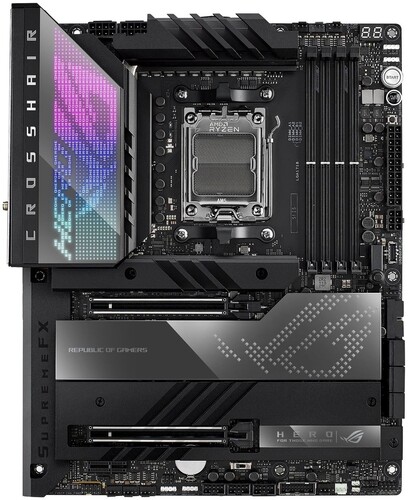 Купить Материнская плата ASUS ROG CROSSHAIR X670E HERO в интернет-магазине DNS. Характеристики, цена ASUS ROG CROSSHAIR X670E HERO | 5078335.