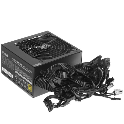 Купить Блок питания Cooler Master MWE GOLD 750 - V2 [MPE-7501-ACAAG] черный в интернет-магазине DNS. Характеристики, цена Cooler Master MWE GOLD 750 - V2 | 4707232.