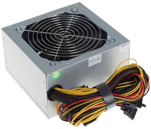 Купить Блок питания POWERMAN 500W [PM-500 80plus] серый в интернет-магазине DNS. Характеристики, цена POWERMAN 500W | 1106315.