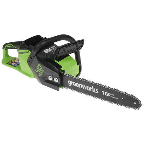 Купить Аккумуляторная цепная пила GreenWorks GD40CS18  шина - 40 см (16") Без ЗУ, Без АКБ в интернет-магазине DNS. Характеристики, цена GreenWorks GD40CS18 | 8196539.