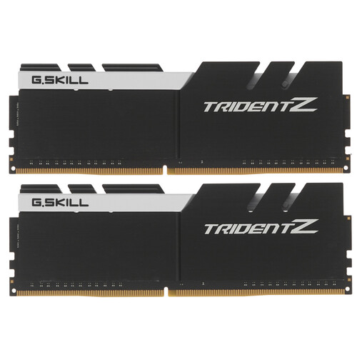 Купить Оперативная память G.Skill Trident Z [F4-3200C16D-16GTZKW] 16 ГБ в интернет-магазине DNS. Характеристики, цена G.Skill Trident Z | 8143687.