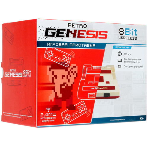 Купить Ретро-консоль Retro Genesis 8 bit Wireless в интернет-магазине DNS. Характеристики, цена Retro Genesis 8 bit Wireless | 1341931.