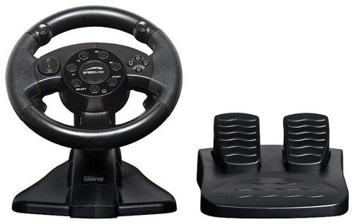 Купить Руль Speed-Link Darkfire Racing Wheel (SL-6684-SBK) (PC/PS2/PS3) в интернет-магазине DNS. Характеристики, цена  | 0124423.