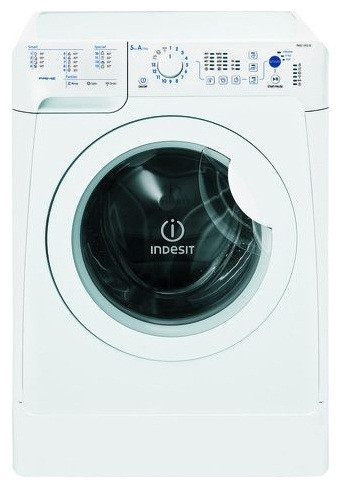 Купить Стиральная машина Indesit PWSC 5104 W (Фронтальная загрузка/5 кг/1000 обр./Габарит: 85х60х40) в интернет-магазине DNS. Характеристики, цена  | 0142973.