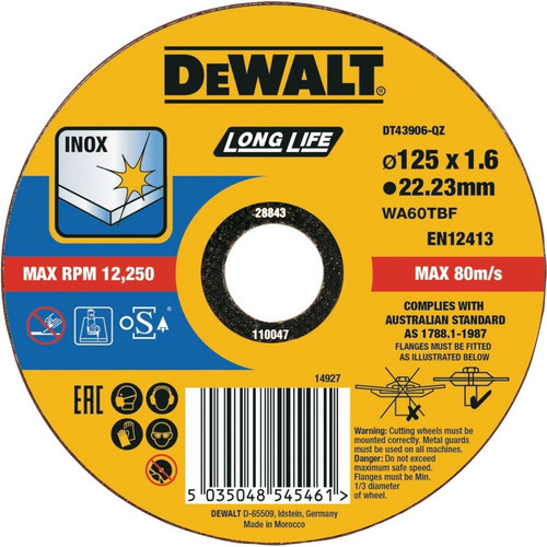 Купить Диск отрезной DeWalt DT43906-QZ в интернет-магазине DNS. Характеристики, цена DeWalt DT43906-QZ | 5345186.