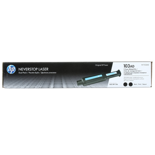 Купить Заправочный комплект тонера HP Neverstop Laser 103AD (W1103AD) в интернет-магазине DNS. Характеристики, цена HP 103 (W1103AD) | 1381756.