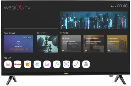 Купить 32" (81 см) Телевизор Konka B32 черный в интернет-магазине DNS. Характеристики, цена Konka B32 | 5075253.