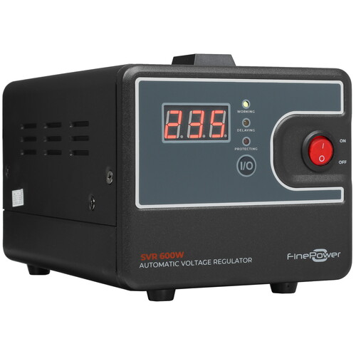 Купить Стабилизатор напряжения FinePower SVR 600W в интернет-магазине DNS. Характеристики, цена FinePower SVR 600W | 5419940.