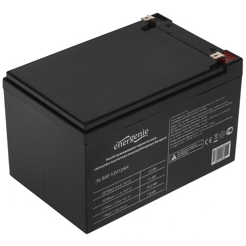 Купить Аккумуляторная батарея для ИБП Energenie BAT-12V12AH в интернет-магазине DNS. Характеристики, цена Energenie BAT-12V12AH | 5339568.