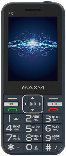 Отзывы покупателей о Сотовый телефон Maxvi P3 синий. Интернет-магазин DNS