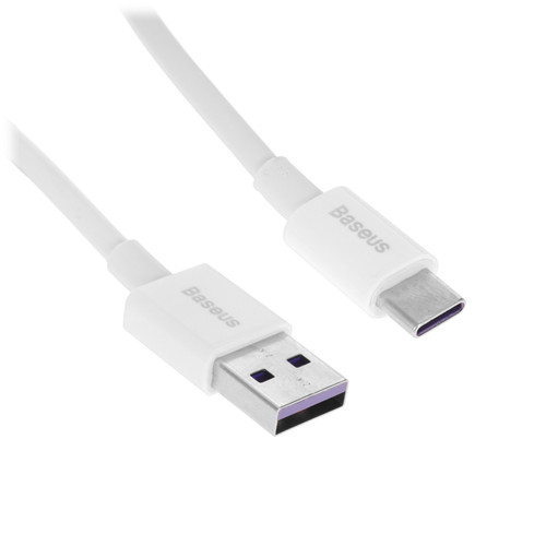 Купить Кабель Baseus USB Type-C - USB Type-A белый в интернет-магазине DNS. Характеристики, цена Baseus Superior Series Fast Charging | 4867230.