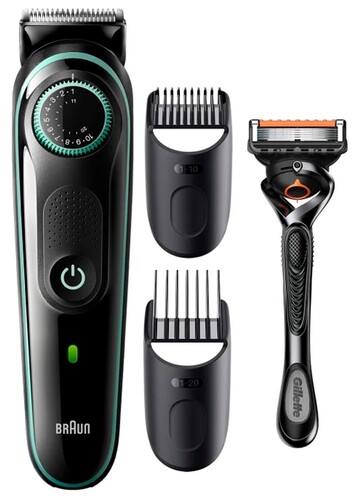 Купить Триммер Braun BT3341 черный/зеленый в интернет-магазине DNS. Характеристики, цена Braun BT3341 | 5413412.
