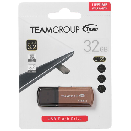 Купить Память USB Flash 32 ГБ Team Group C155 [TC155332GD01] в интернет-магазине DNS. Характеристики, цена Team Group C155 | 4798519.