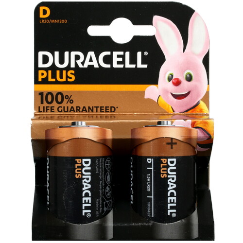 Купить Батарейка Duracell Plus D (LR20/R20/ER34615) в интернет-магазине DNS. Характеристики, цена Duracell Plus | 5016157.