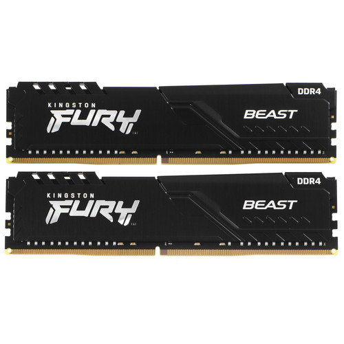 Купить Оперативная память Kingston FURY Beast Black [KF426C16BB1K2/32] 32 ГБ в интернет-магазине DNS. Характеристики, цена Kingston FURY Beast Black | 5062575.