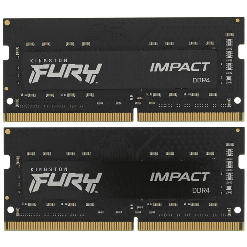 Купить Оперативная память SODIMM Kingston FURY Impact [KF432S20IBK2/32] 32 ГБ в интернет-магазине DNS. Характеристики, цена Kingston FURY Impact | 5053747.