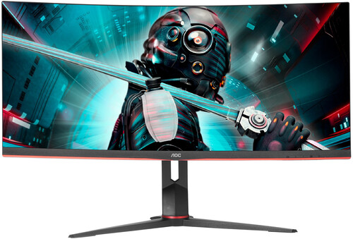Купить 34" Монитор AOC CU34G2X/BK черный в интернет-магазине DNS. Характеристики, цена AOC CU34G2X/BK | 1385538.