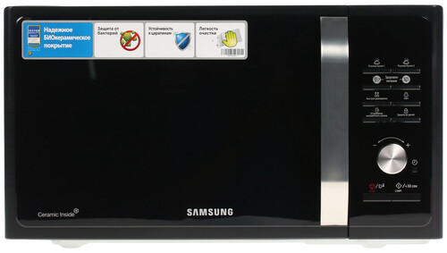 Купить Микроволновая печь Samsung MS23F302TAK/BW черный в интернет-магазине DNS. Характеристики, цена Samsung MS23F302TAK/BW | 1005628.