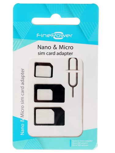 Купить SIM-адаптер FinePower NMNSMSET в интернет-магазине DNS. Характеристики, цена FinePower NMNSMSET | 1133190.