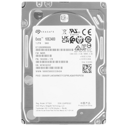 Купить SFF (2.5") Серверный HDD Seagate Exos 10E2400 в интернет-магазине DNS. Характеристики, цена Seagate Exos 10E2400 | 5423246.