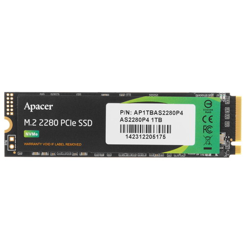 Купить 1000 ГБ M.2 NVMe накопитель Apacer AS2280P4 [AP1TBAS2280P4-1] в интернет-магазине DNS. Характеристики, цена Apacer AS2280P4 | 1672363.
