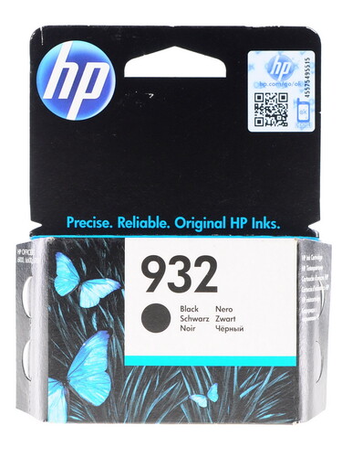 Купить Картридж HP 932 (CN057AE) черный в интернет-магазине DNS. Характеристики, цена HP 932 (CN057AE) | 0165757.