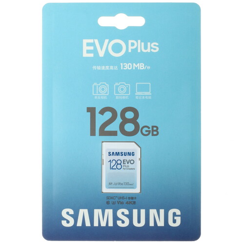 Купить Карта памяти Samsung EVO Plus SDXC 128 ГБ [MB-SC128K/CN] в интернет-магазине DNS. Характеристики, цена  | 5068849.