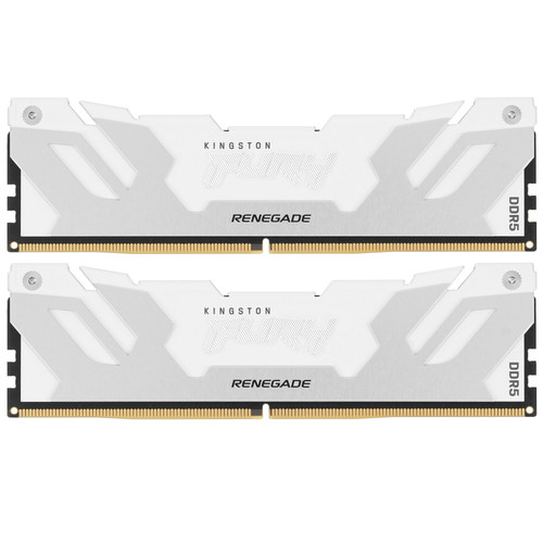 Купить Оперативная память Kingston Fury Renegade White [KF572C38RWK2-32] 32 ГБ в интернет-магазине DNS. Характеристики, цена Kingston Fury Renegade White | 5406037.