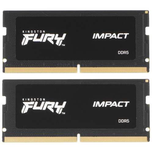 Купить Оперативная память SODIMM Kingston FURY Impact [KF556S40IBK2-32] 32 ГБ в интернет-магазине DNS. Характеристики, цена Kingston FURY Impact | 5091965.