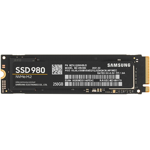 Купить 250 ГБ M.2 NVMe накопитель Samsung 980 [MZ-V8V250BW] в интернет-магазине DNS. Характеристики, цена Samsung 980 | 4778007.