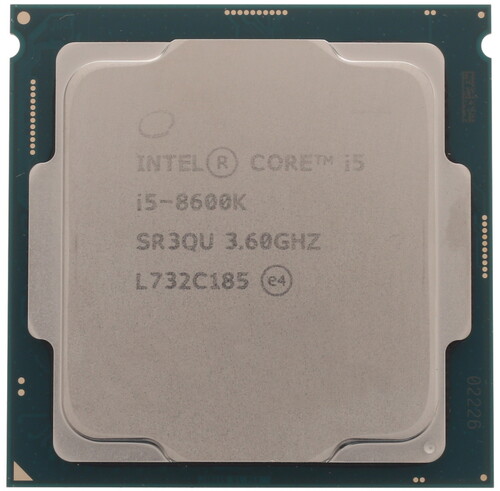 Купить Процессор Intel Core i5-8600K 3.6/4.3GHz, 6C/6T, 9Mb L3, DDR4 ...