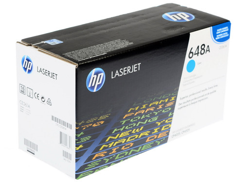 Купить Картридж лазерный HP 648A (CE261A) голубой, с чипом в интернет-магазине DNS. Характеристики, цена HP 648A (CE261A) | 0138397.
