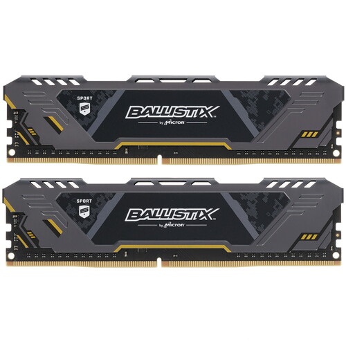 Купить Память DIMM DDR4 8192MBx2 PC25600 3200MHz Ballistix Sport ...