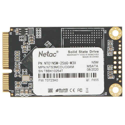 Купить 256 ГБ MSATA накопитель Netac N5M [NT01N5M-256G-M3X] в интернет-магазине DNS. Характеристики, цена Netac N5M | 4715979.