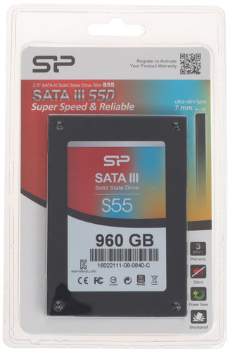 Купить 960 ГБ 2.5" SATA накопитель SiliconPower Slim S55 [SP960GBSS3S55S25] в интернет-магазине DNS. Характеристики, цена SiliconPower Slim S55 | 1070168.