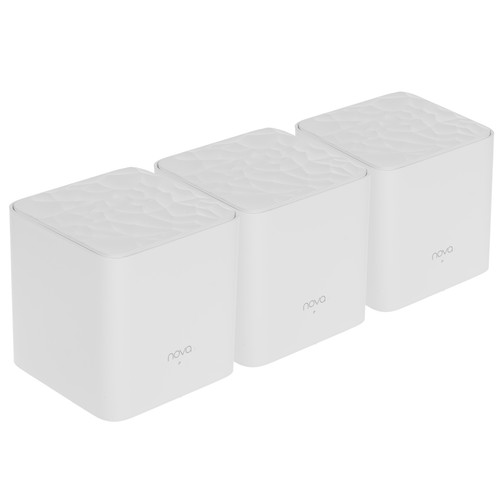Купить MESH-комплект Tenda Nova MW3 (3-pack) в интернет-магазине DNS. Характеристики, цена Tenda Nova MW3 (3-pack) | 1311196.