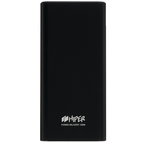 Купить Портативный аккумулятор 20000 mAh HIPER ForcePower (QC/PD, 100W, 3xUSB, 2 в 1 (microUSB+USB-C), Li-pol, металл, черный) [ForcePower 100W] в интернет-магазине DNS. Характеристики, цена  | 1602727.