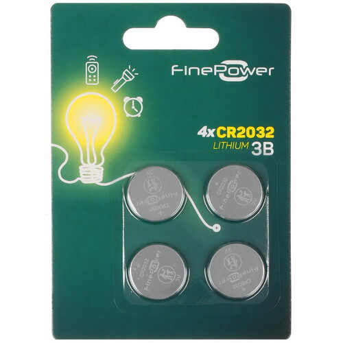 Купить Батарейка FinePower CR2032 в интернет-магазине DNS. Характеристики, цена FinePower | 5085115.