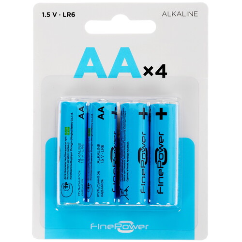 Купить Батарейка FinePower AA (LR6/ER14505/FR6/R6P) в интернет-магазине DNS. Характеристики, цена FinePower | 5410496.